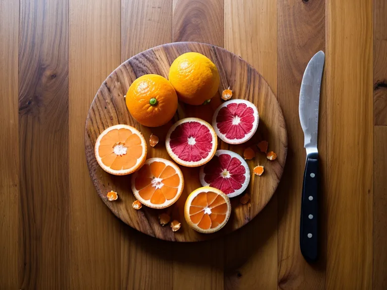 Slices of fresh grapefruit and orange which are key ingredients in natural fat burners.